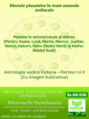 cover image of Efectele planetelor în toate semnele zodiacale